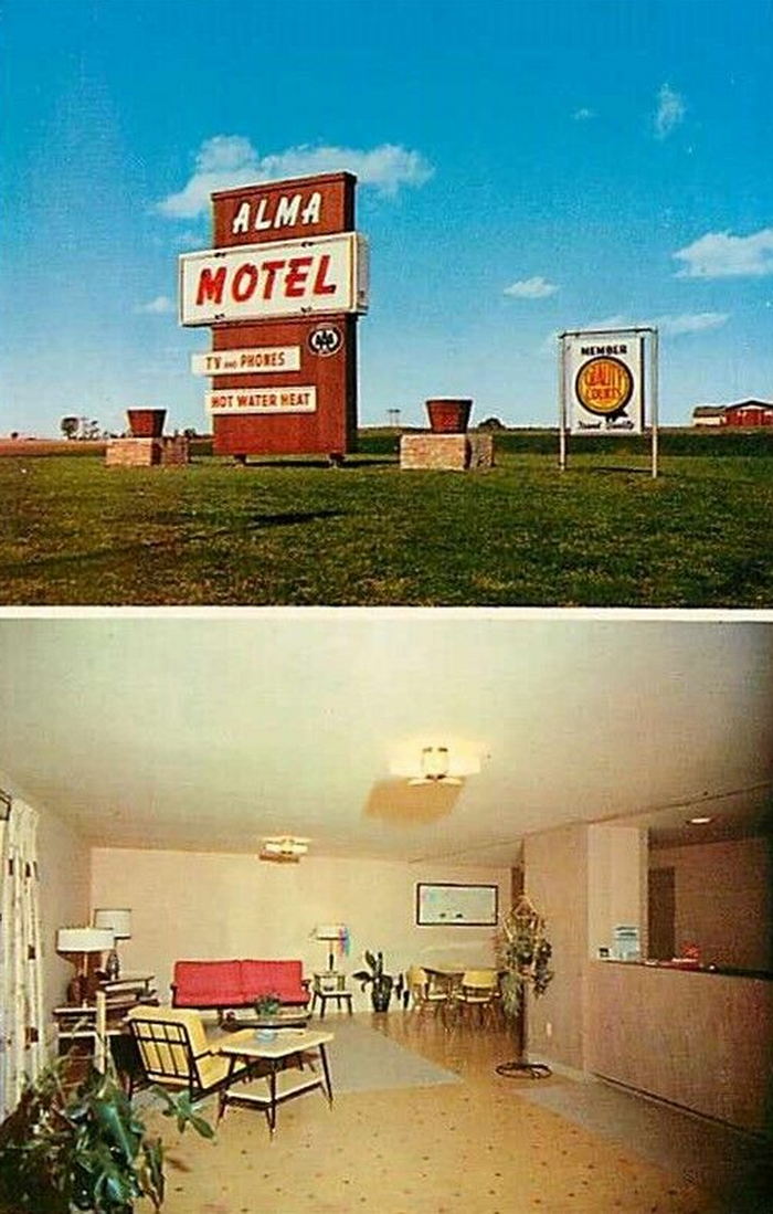 Alma Motel - Vintage Postcard (newer photo)